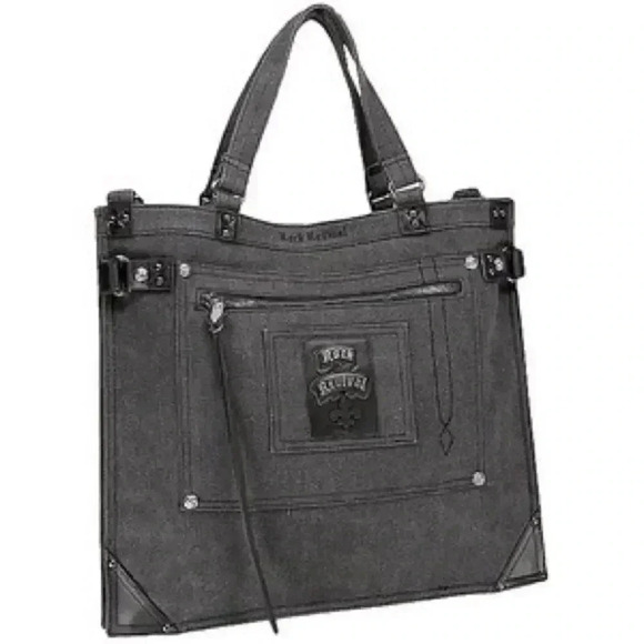 NWOT Rock Revival Unisex Canvas Tote - Picture 1 of 8
